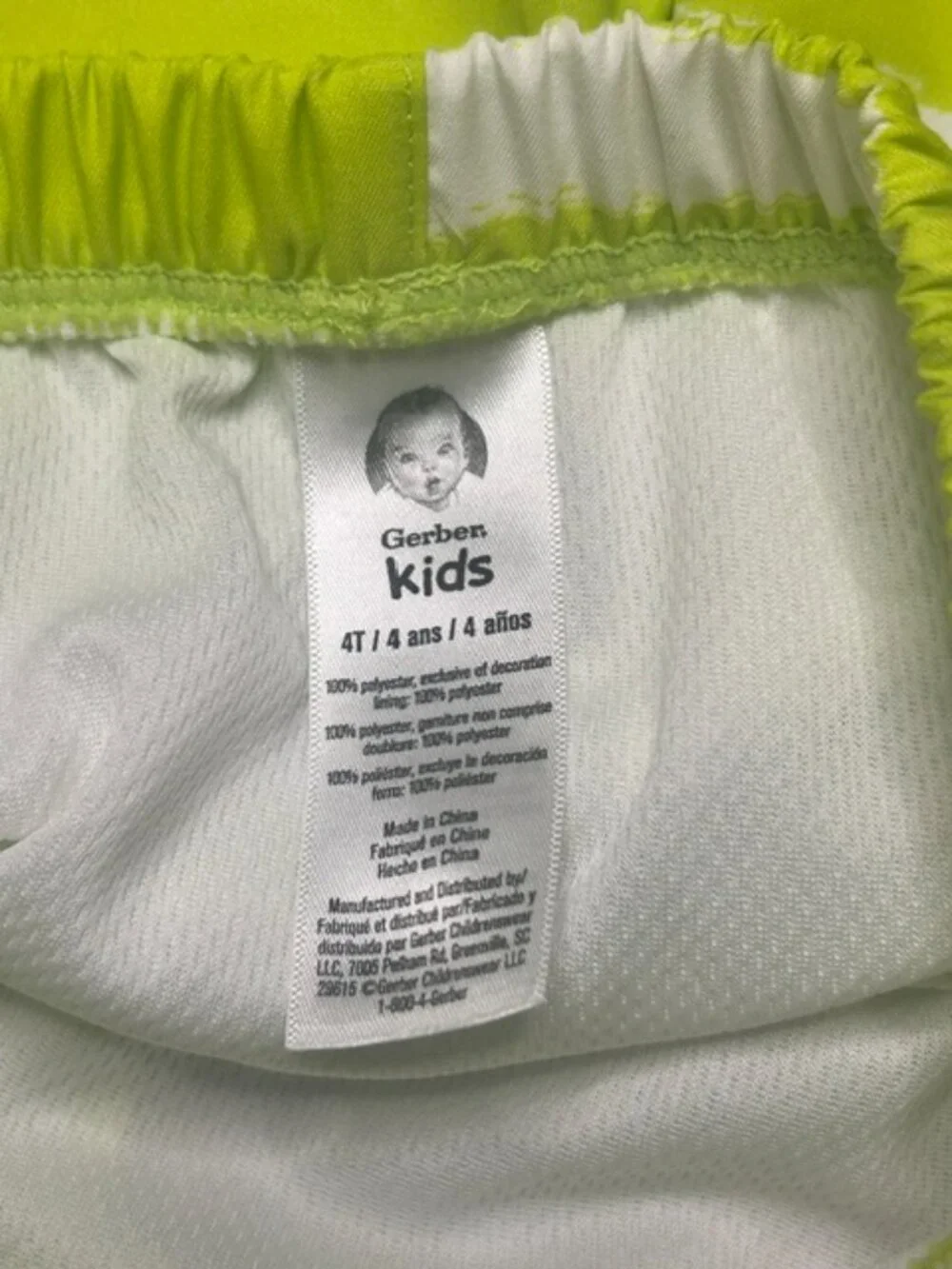 Gerber Kid's Later Gator Boy's Swimsuit 4T